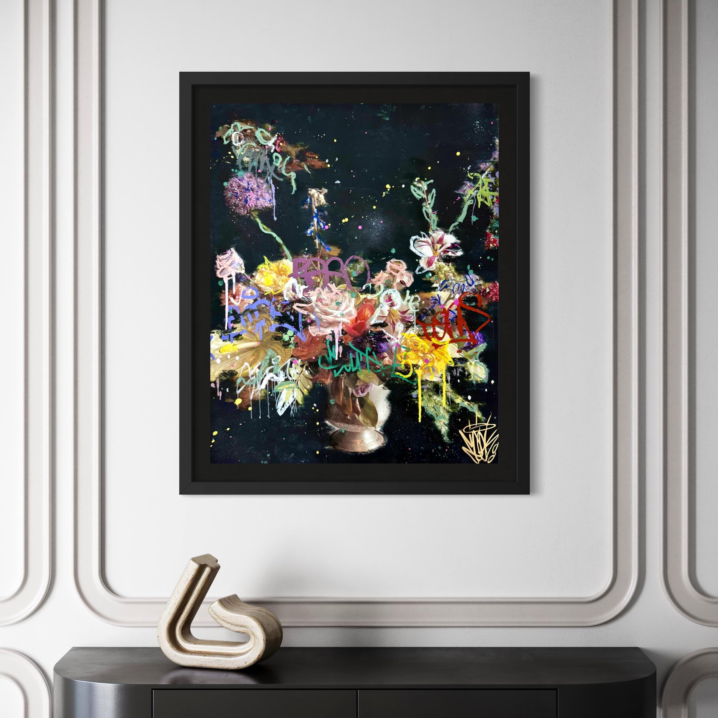 Print: Flora Onyx