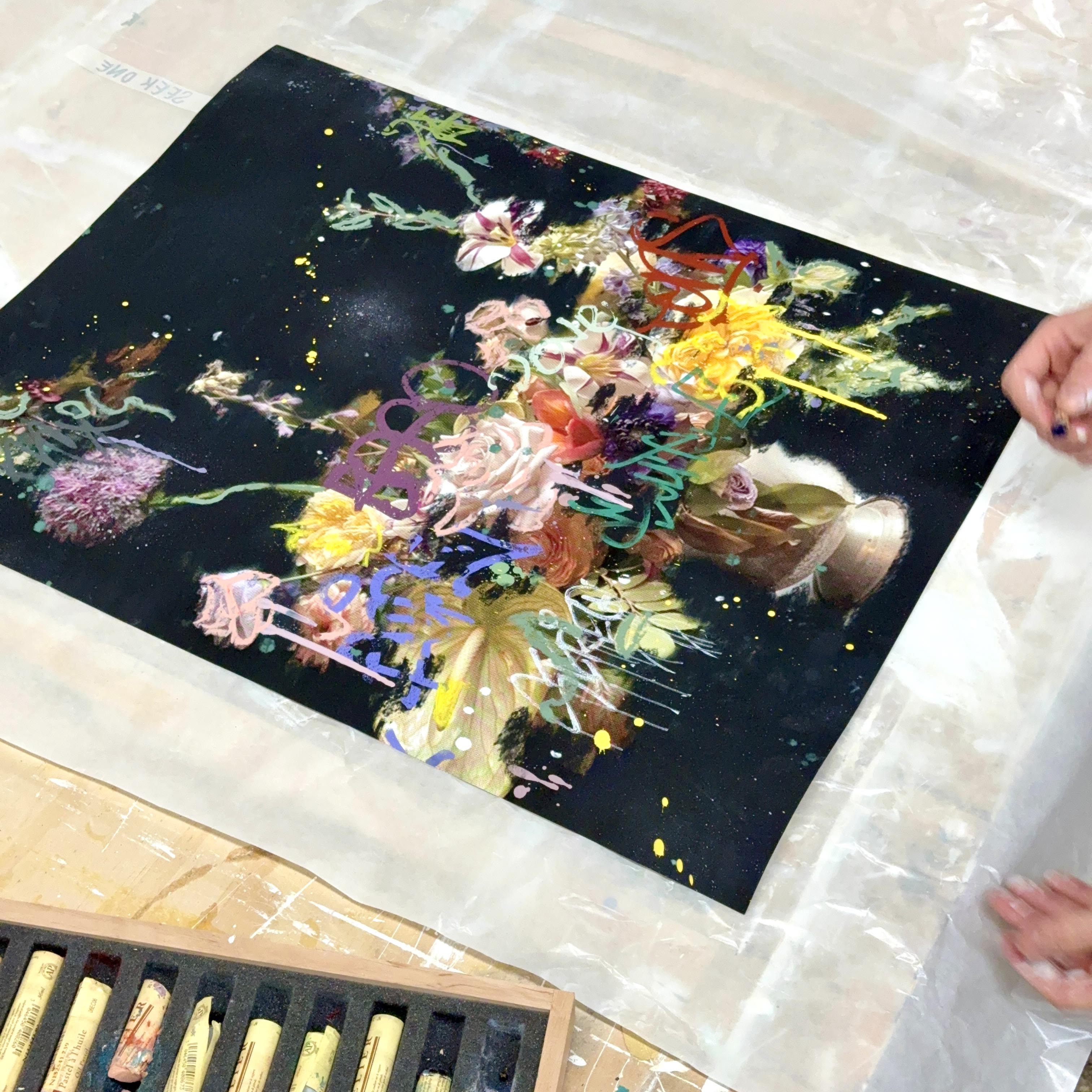 Print: Flora Onyx