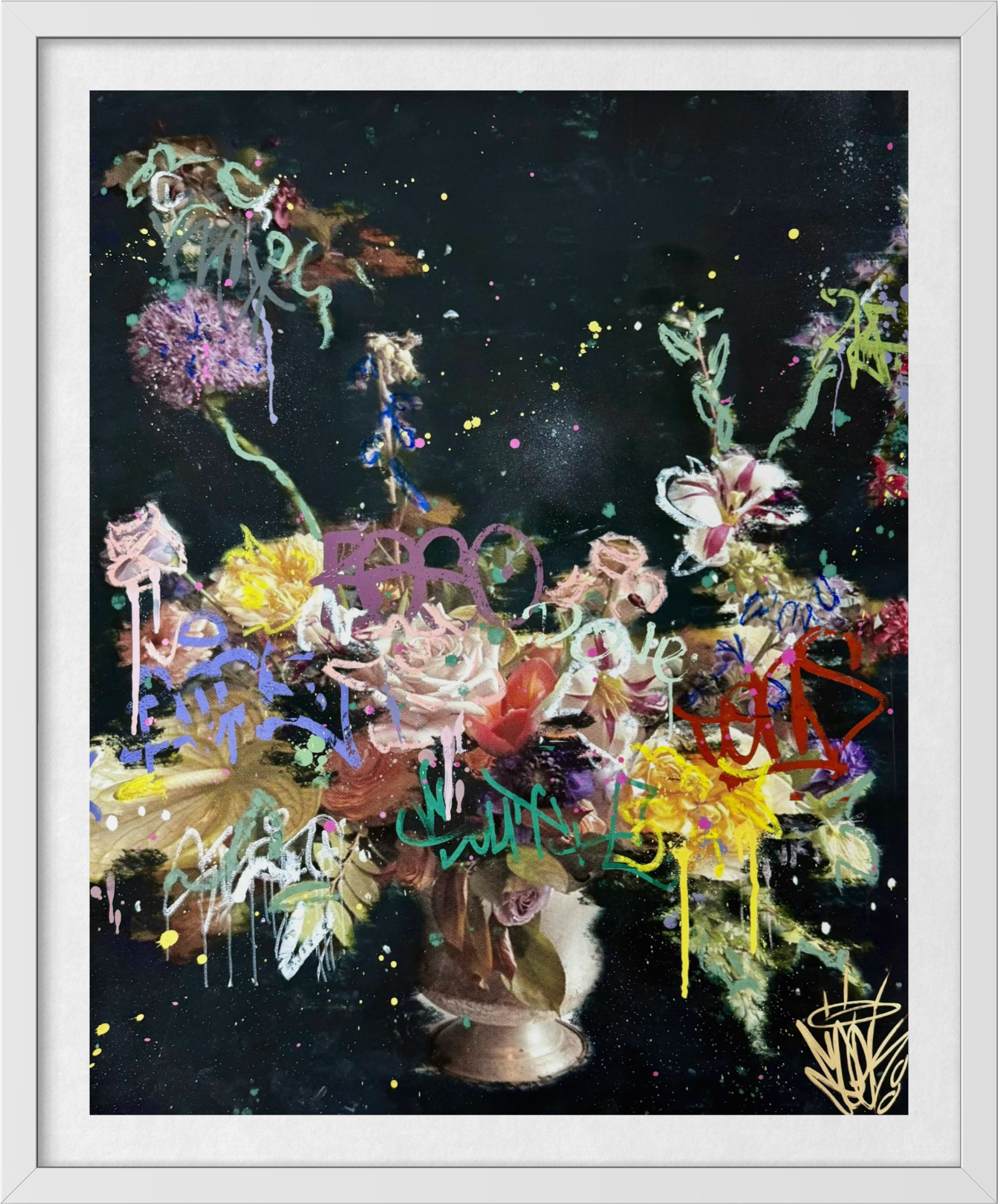 Print: Flora Onyx