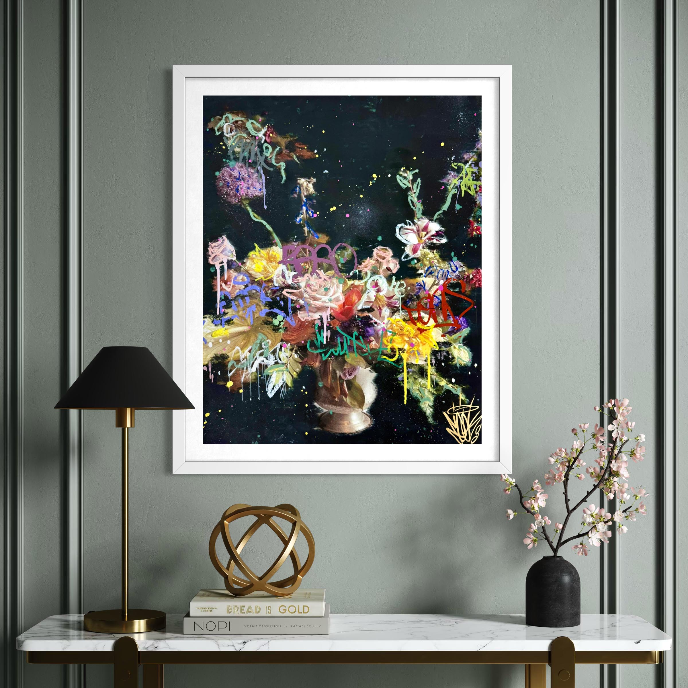 Print: Flora Onyx